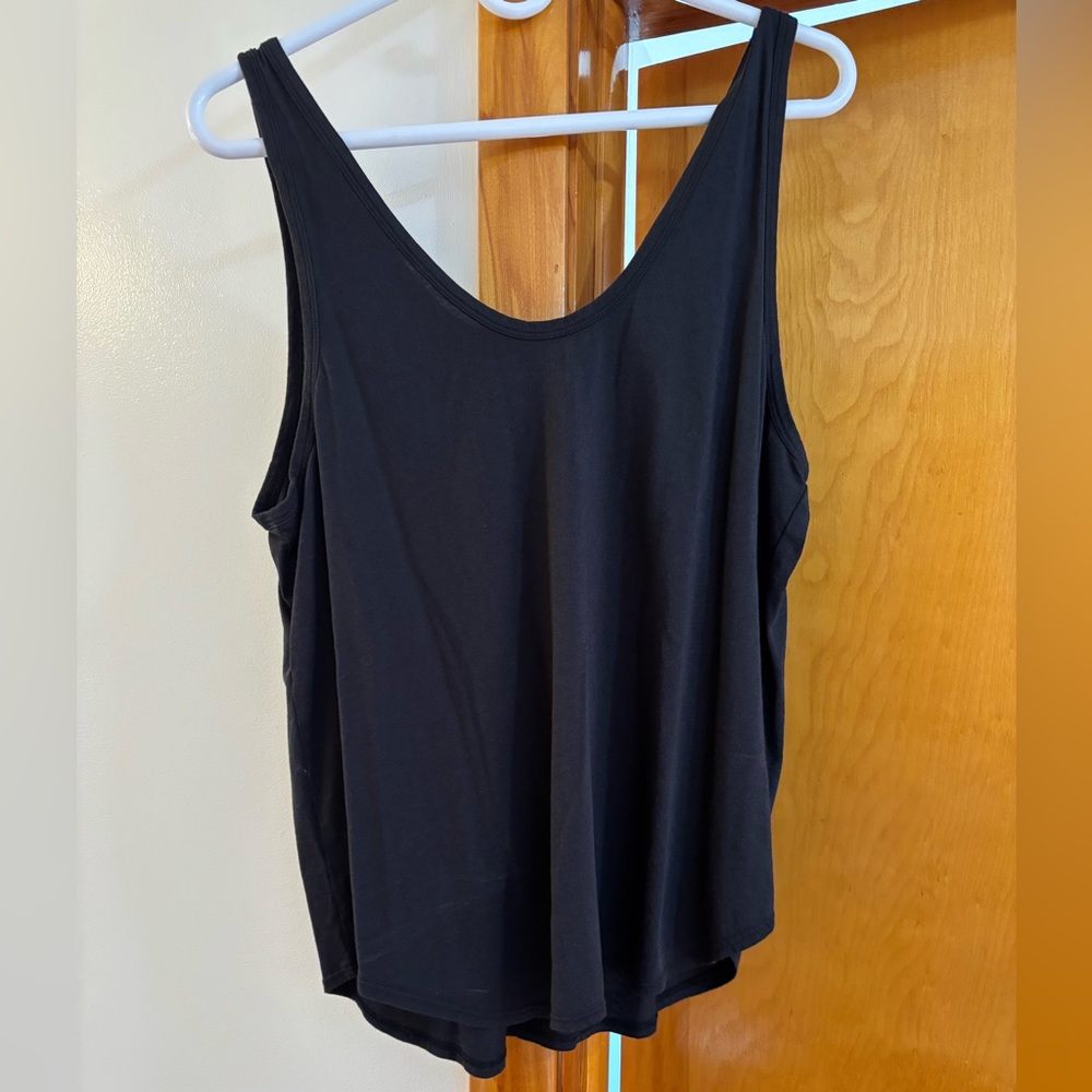 Quince Women's Black Tencel Tank Top